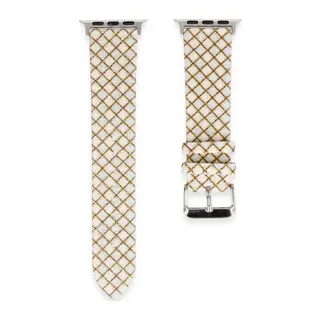 Apple Watch 38mm Karo Motif Kordon - Mavi
