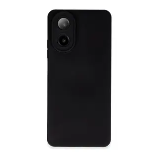 Oppo A38 Kılıf Nano içi Kadife Silikon - Siyah
