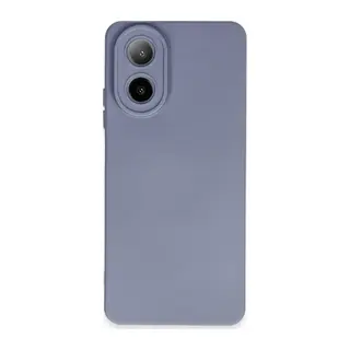 Oppo A38 Kılıf Nano içi Kadife Silikon - Gri