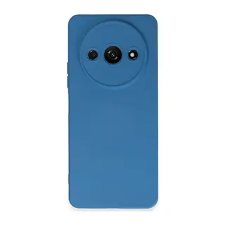 Xiaomi Redmi A3 4G Kılıf Nano içi Kadife Silikon - Mavi