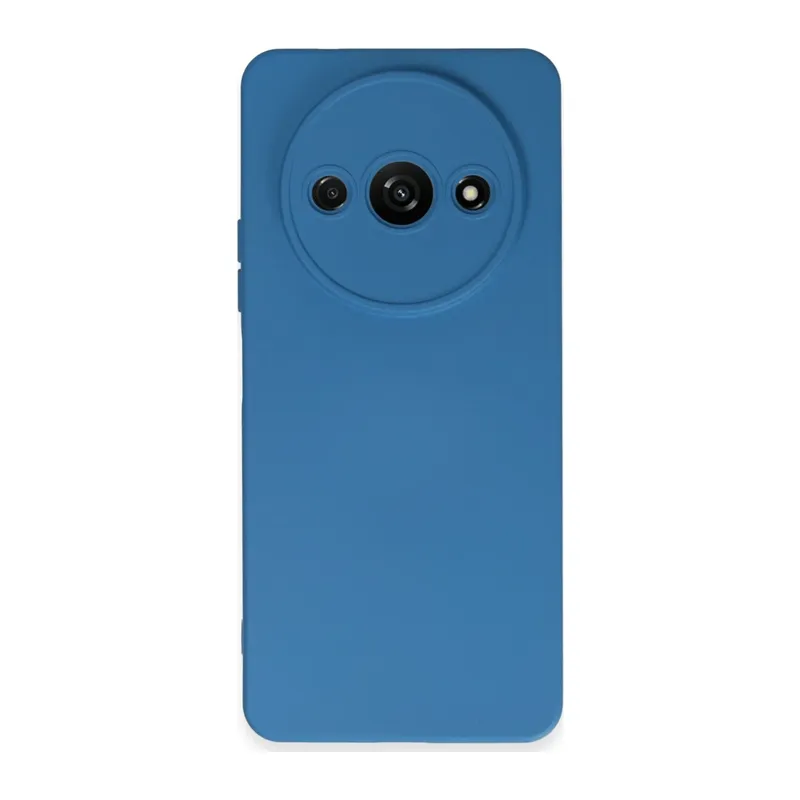 Xiaomi Redmi A3 4G Kılıf Nano içi Kadife Silikon - Mavi