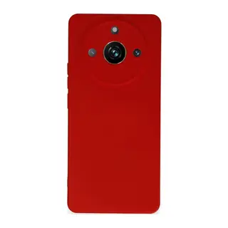 Realme 11 Pro Kılıf Nano içi Kadife Silikon - Kırmızı