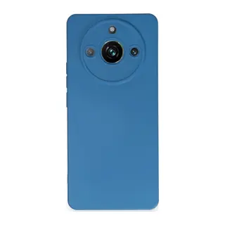 Realme 11 Pro Kılıf Nano içi Kadife Silikon - Mavi