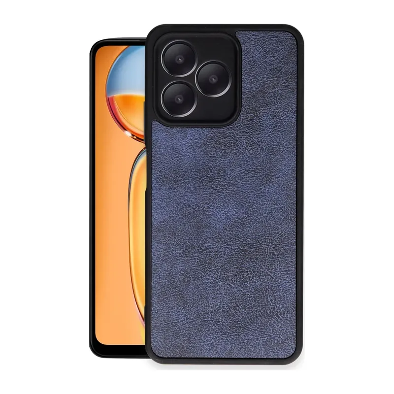 Realme Note 50 4G Kılıf Aras Deri Kapak - Lacivert