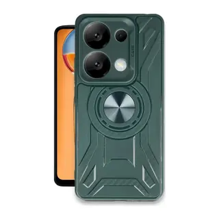 Xiaomi Redmi Note 13 Pro 5G Kılıf Lincoln Silikon - Koyu Yeşil