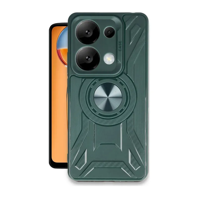 Xiaomi Redmi Note 13 Pro 5G Kılıf Lincoln Silikon - Koyu Yeşil