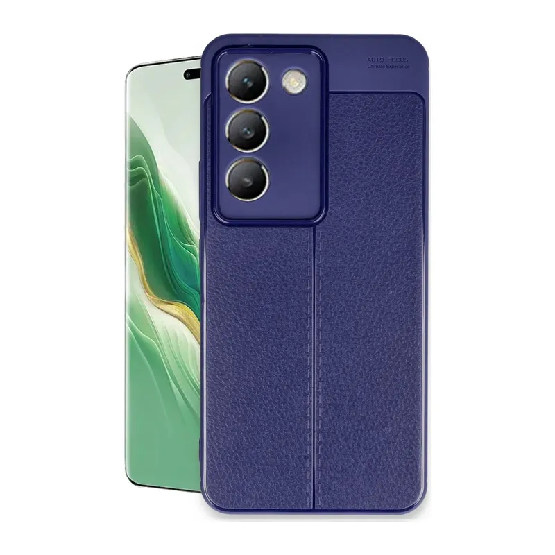 Vivo V30 Lite 4G Kılıf Auto Focus Kapak - Lacivert