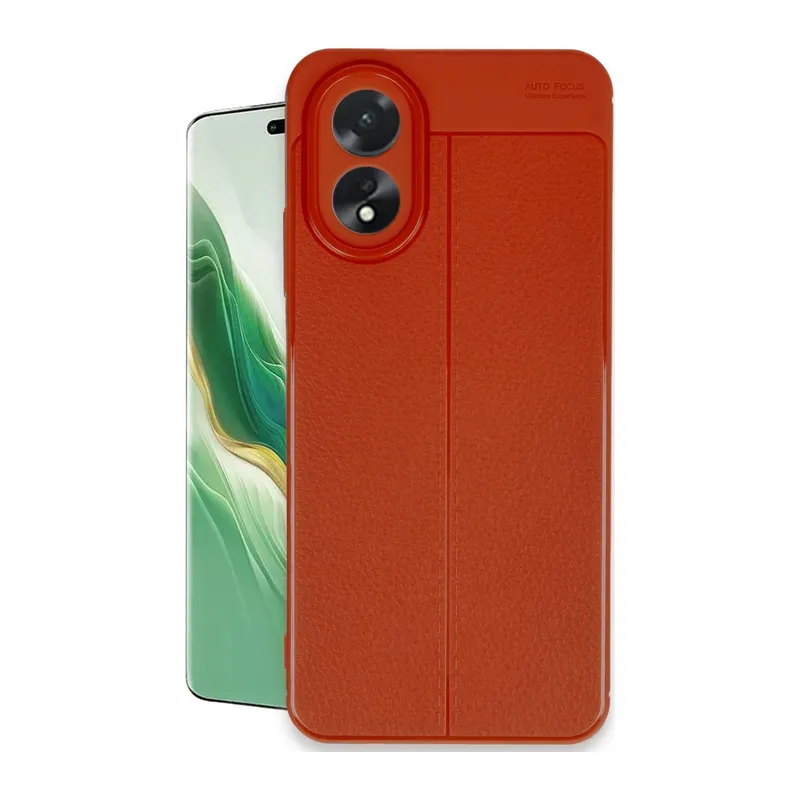 Oppo A38 Kılıf Auto Focus Kapak - Kırmızı