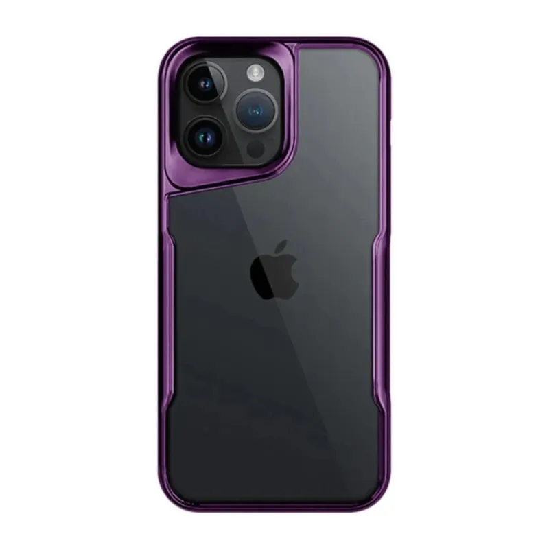 Apple iPhone 16 Pro Max Kılıf Boyi Silikon Kapak - Derin Mor