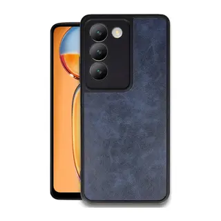 Vivo V30 Lite 4G Kılıf Aras Deri Kapak - Lacivert