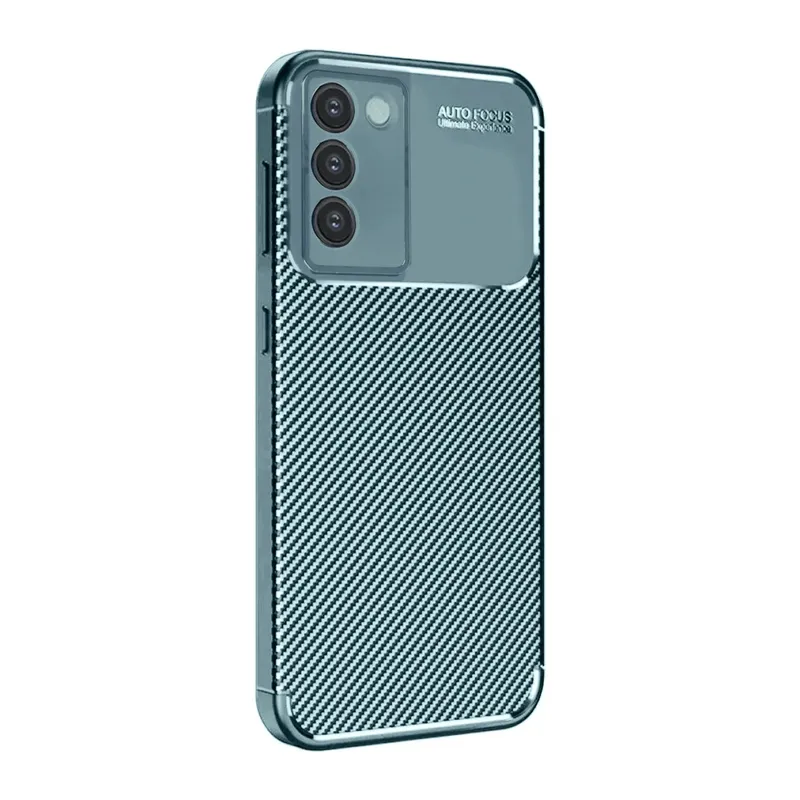 Vivo V30 Lite 4G Kılıf Auto Focus Karbon Kapak - Koyu Yeşil