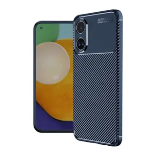 Oppo A38 Kılıf Auto Focus Karbon Kapak - Lacivert