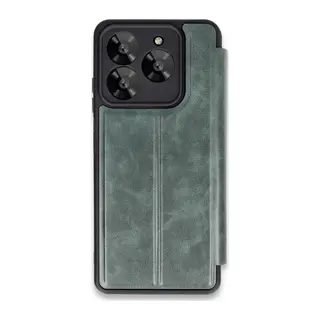 General Mobile Era 30 Kılıf Flip Cover - Koyu Yeşil
