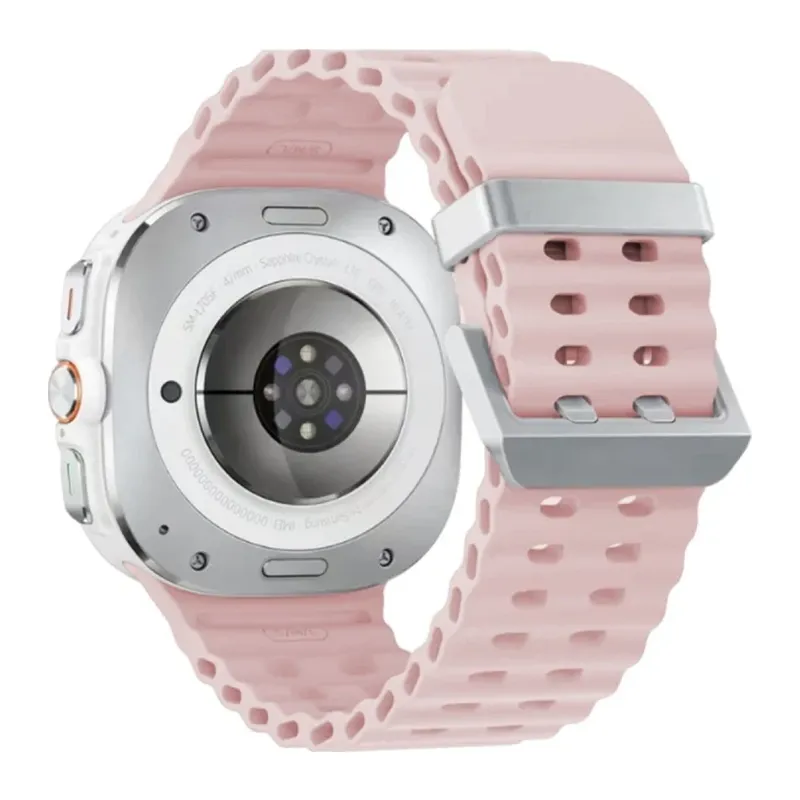 Watch 7 Ultra KR417 Rug Silikon Kordon - Pudra