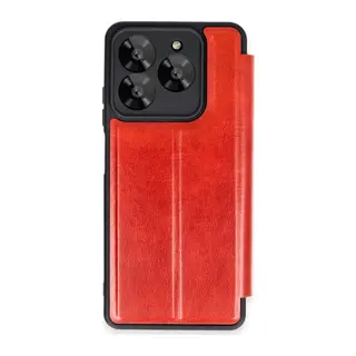 General Mobile Era 50 Kılıf Flip Cover - Kırmızı