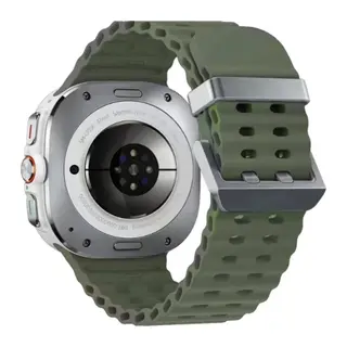 Watch 7 Ultra KR417 Rug Silikon Kordon - Koyu Yeşil