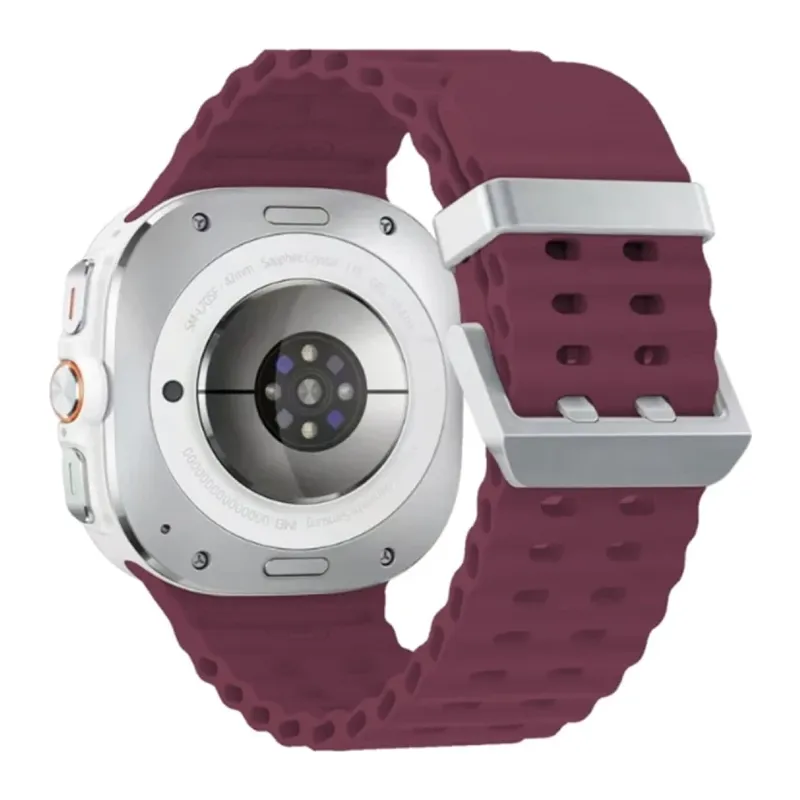 Watch 7 Ultra KR417 Rug Silikon Kordon - Mor