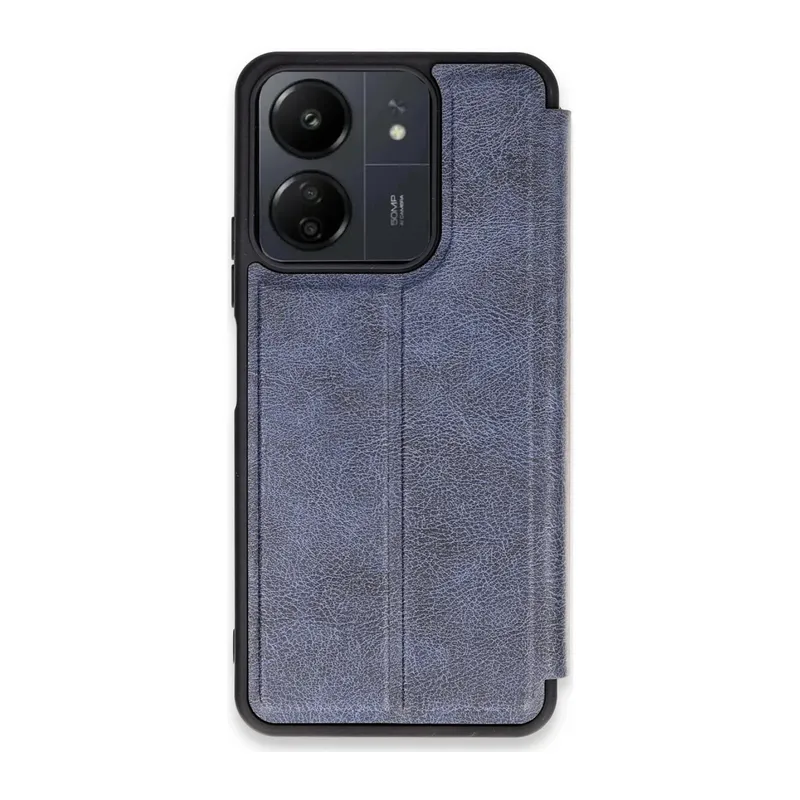 Xiaomi Redmi 13C Kılıf Flip Cover - Lacivert
