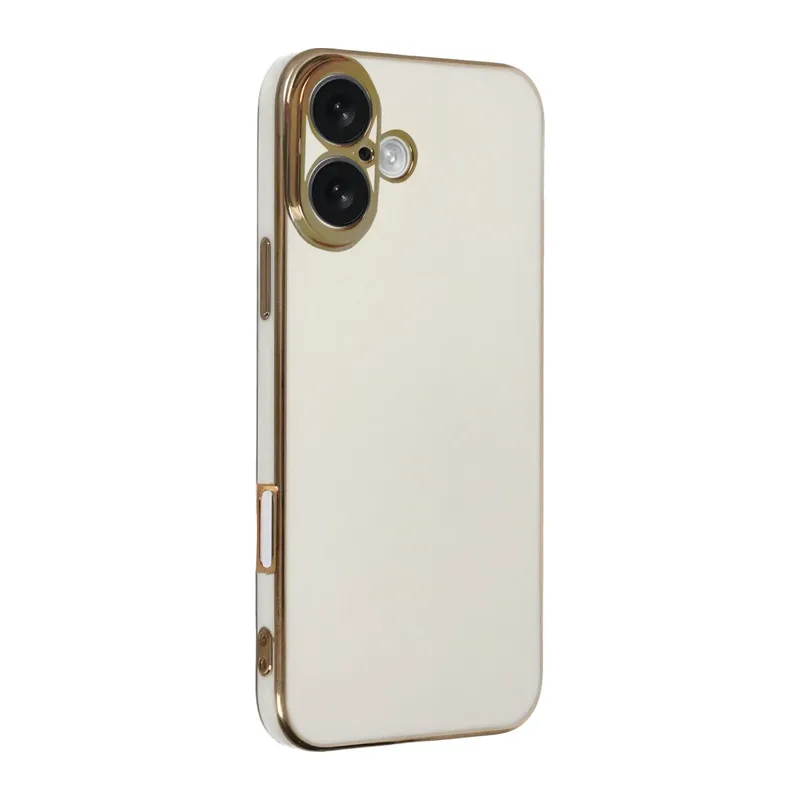Apple iPhone 16 Kılıf Volet Silikon - Beyaz