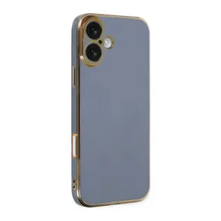 Apple iPhone 16 Kılıf Volet Silikon - Mavi