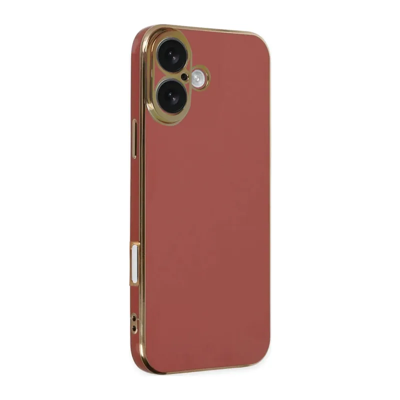 Apple iPhone 16 Kılıf Volet Silikon - Kırmızı
