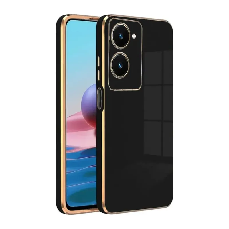 Vivo Y18 Kılıf Volet Silikon - Siyah
