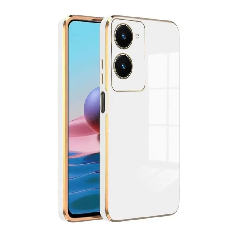 Vivo Y18 Kılıf Volet Silikon - Beyaz