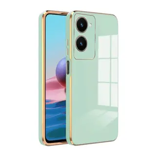 Vivo Y18 Kılıf Volet Silikon - Açık Yeşil