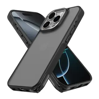 Apple iPhone 16 Pro Max Kılıf Elegant Kapak - Siyah