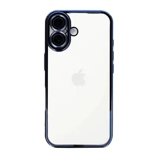 Apple iPhone 16 Kılıf Razer Lensli Silikon - Açık Mavi