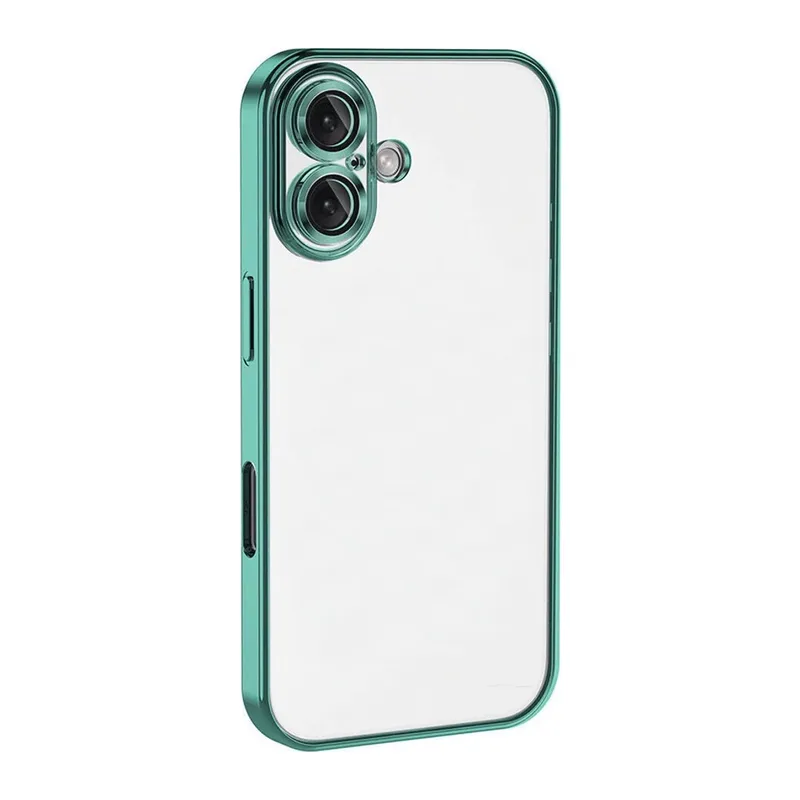 Apple iPhone 16 Kılıf Razer Lensli Silikon - Turkuaz