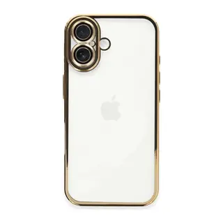 Apple iPhone 16 Plus Kılıf Razer Lensli Silikon - Gold