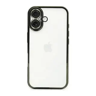 Apple iPhone 16 Plus Kılıf Razer Lensli Silikon - Yeşil