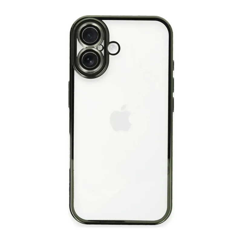 Apple iPhone 16 Plus Kılıf Razer Lensli Silikon - Yeşil