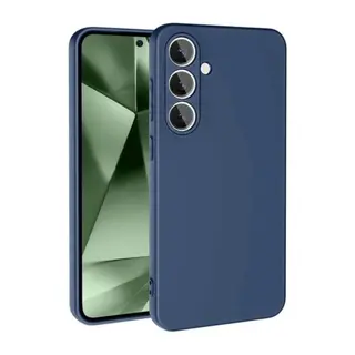 Samsung Galaxy S24 FE Kılıf Nano içi Kadife Silikon - Lacivert