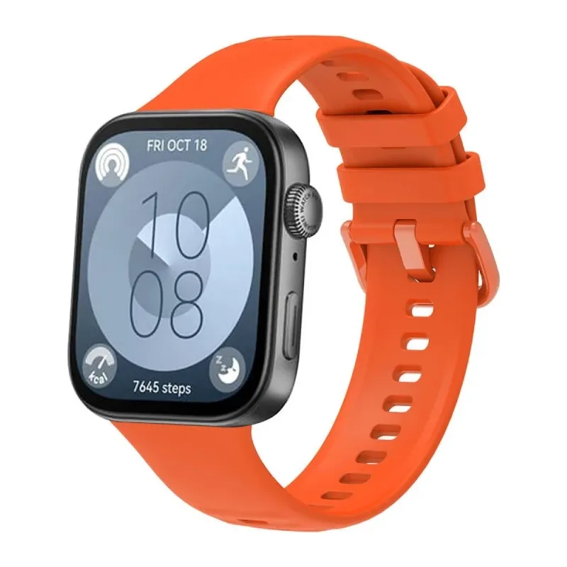 Huawei Watch Fit 3 Klasik Kordon - Turuncu