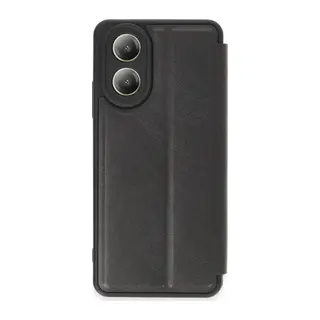 Oppo A38 Kılıf Flip Cover - Siyah