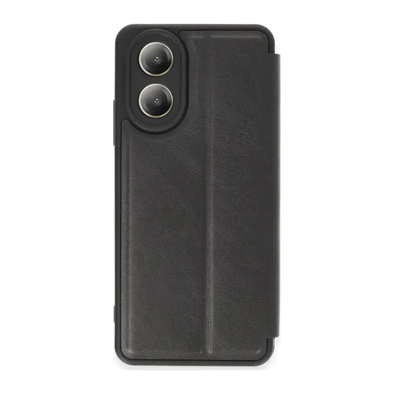 Oppo A38 Kılıf Flip Cover - Siyah