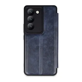 Vivo V30 Lite 4G Kılıf Flip Cover - Lacivert