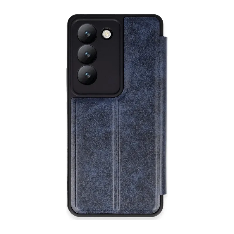 Vivo V30 Lite 4G Kılıf Flip Cover - Lacivert