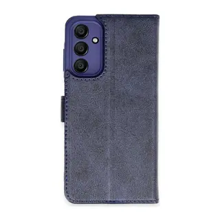 Samsung Galaxy A15 4G Kılıf Trend S Plus Kapaklı Kılıf - Lacivert