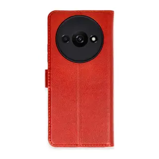 Xiaomi Redmi A3 4G Kılıf Trend S Plus Kapaklı Kılıf - Kırmızı