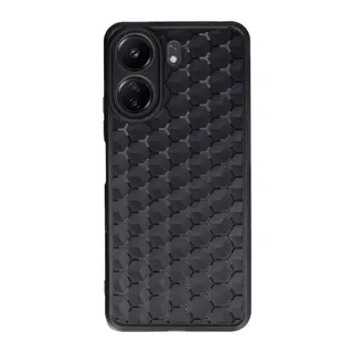 Xiaomi Redmi 13C Kılıf Petek Silikon Kapak - Siyah