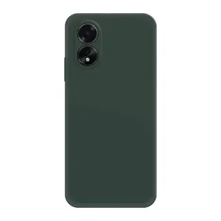 Oppo A38 Kılıf First Silikon - Koyu Yeşil