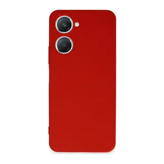 Vivo Y18 Kılıf First Silikon - Kırmızı