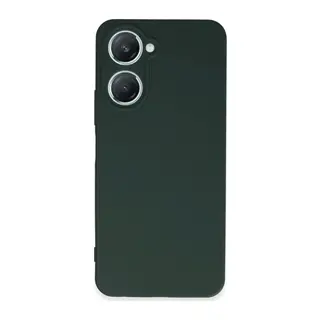 Vivo Y18 Kılıf First Silikon - Koyu Yeşil