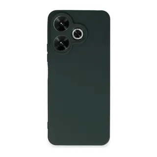 Xiaomi Redmi 13 4G Kılıf First Silikon - Koyu Yeşil