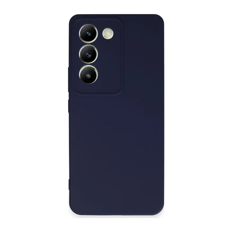 Vivo V30 Lite 4G Kılıf First Silikon - Lacivert