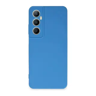 Realme C65 Kılıf First Silikon - Mavi