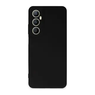Realme C65 Kılıf First Silikon - Siyah